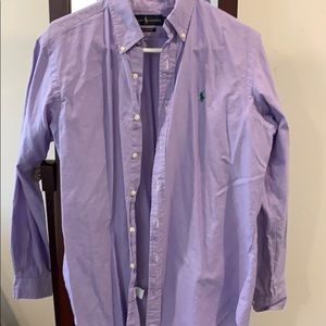 Men’s purple Ralph Lauren dress shirt